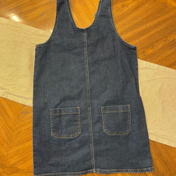 BLUE SPICE DENIM OVERALLS DRESS M - Picture 5 of 5